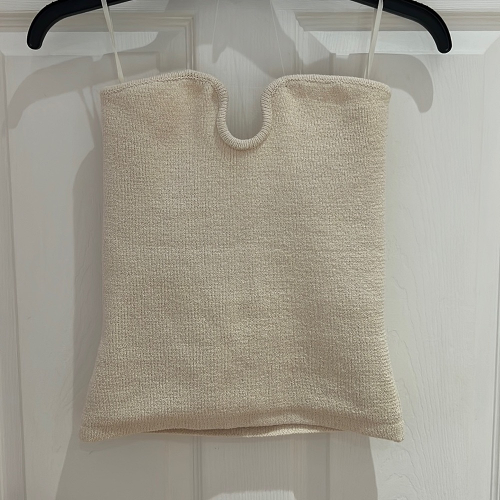 Beige Tube Top